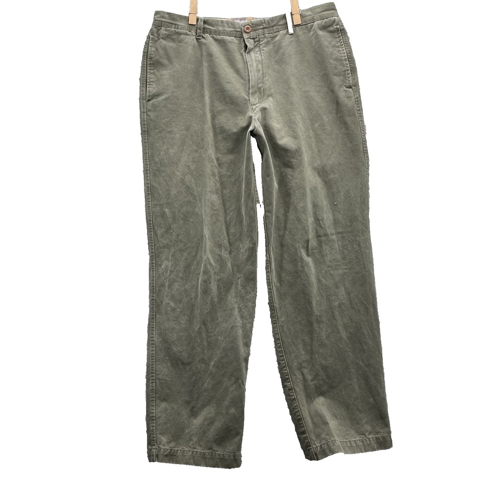 Timberland Cotton Pants Men's 37x32*Army Green Gorpcore Academia Outdoor Camping